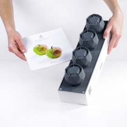 Apples small cakes silicone mould