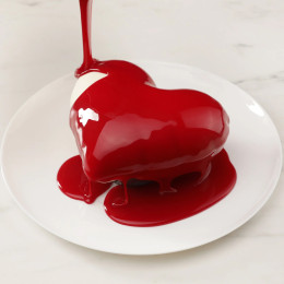 Balloon Heart cake silicone mould