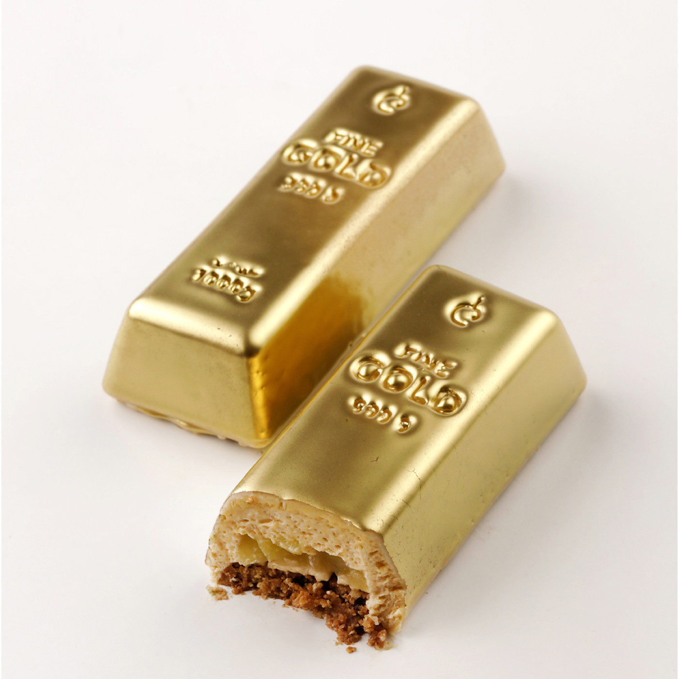 Gold Bar cake silicone mould handmade