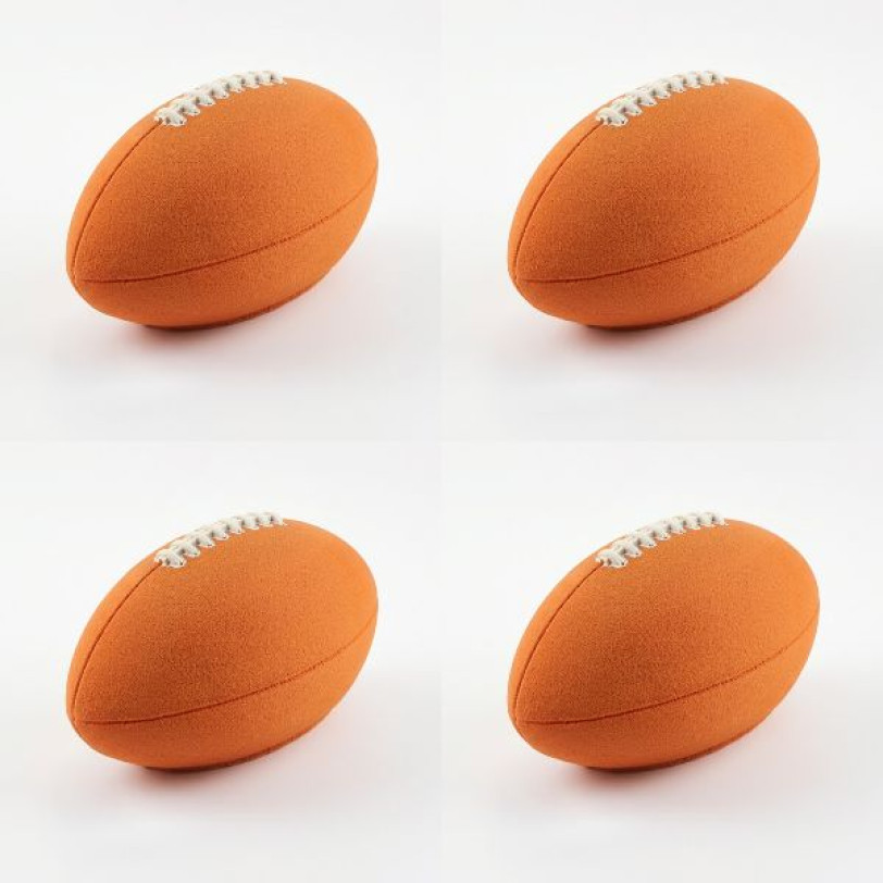 American Football mini cake silicone mould handmade, Set of 4