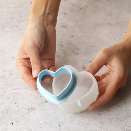 Amore Mini Cake silicone mould handmade, Set of 4