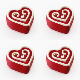 Ariadne mini Cake silicone mould handmade, Set of 4