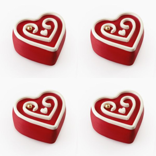 Ariadne mini Cake silicone mould handmade, Set of 4