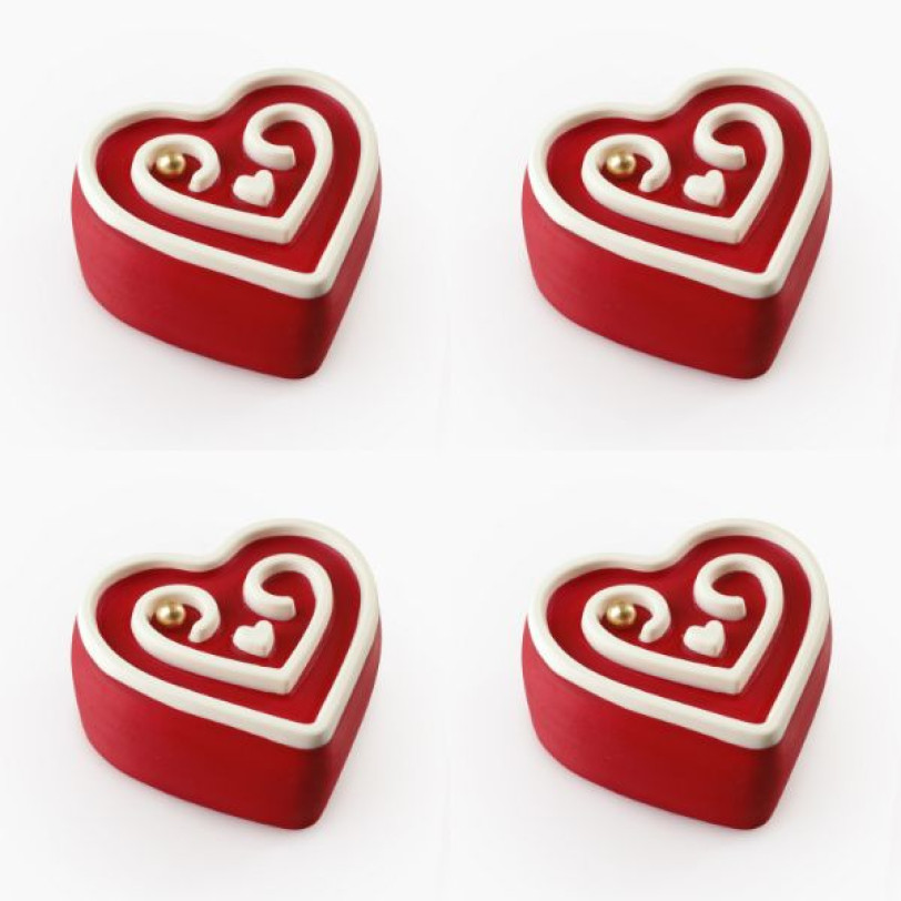 Ariadne mini Cake silicone mould handmade, Set of 4