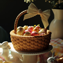 Moule Basket Cake en silicone réalise à la main