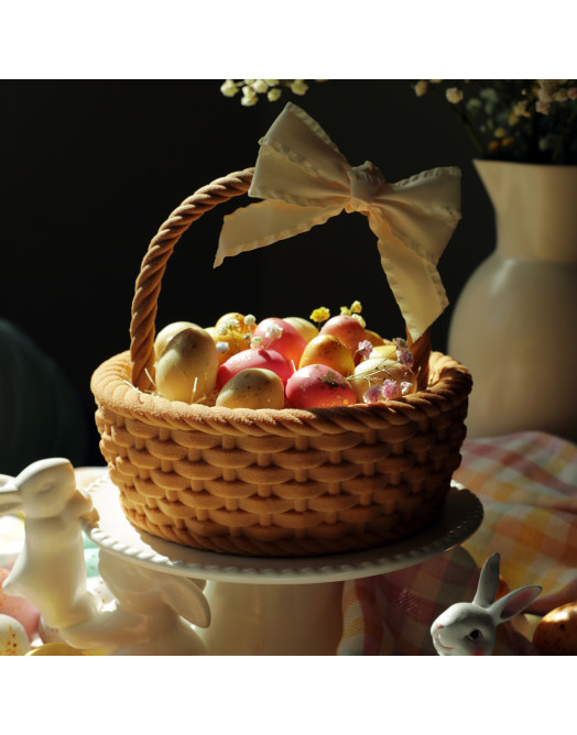 Moule Basket Cake en silicone réalise à la main