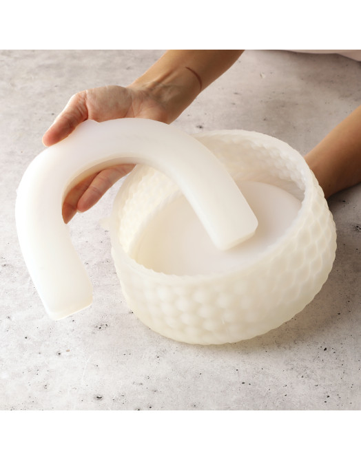 Moule Basket Cake en silicone réalise à la main