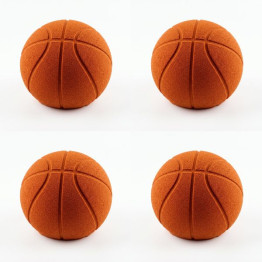 Basketball mini cake silicone mould handmade, Set of 4