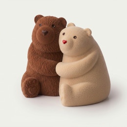 Little bear silicone mould handmade