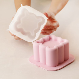 Square bento cake molde de silicona hecho a mano