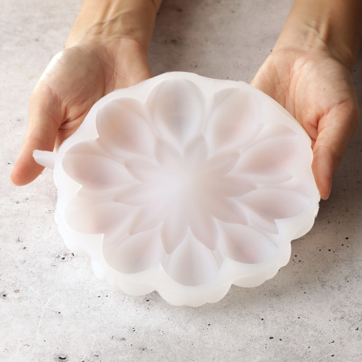 Moule Blossom top cake en silicone réalise à la main