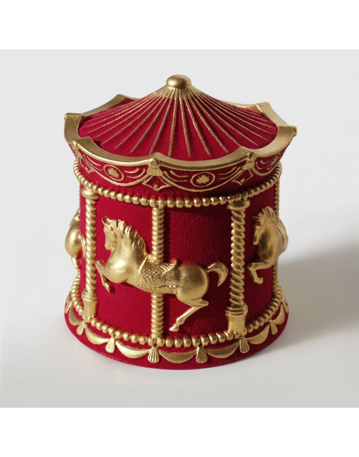 Carousel cake silicone mould handmade