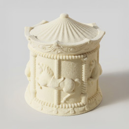 Carousel cake silicone mould handmade