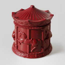 Carousel cake silicone mould handmade