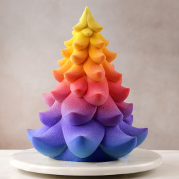 Christmas tree торт силиконовая форма ручной работы