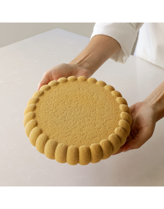 Moule Crunch base cake en silicone réalise à la main