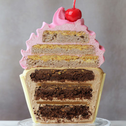 Giant Cupcake торт силиконовая форма ручной работы 