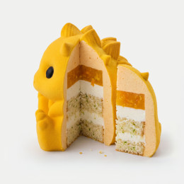 Moule Dino bento cake en silicone réalise à la main Moule Dino bento cake en silicone réalise à la main