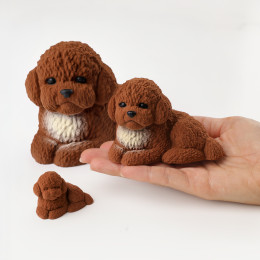 Doggy Micro 17 ml cake silicone mould handmade