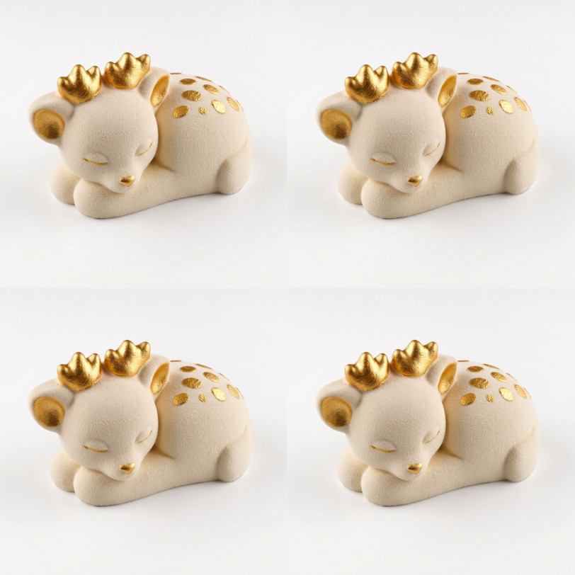 Dream Deer Mini силиконовая форма ручной работы для пирожного, Set of 4