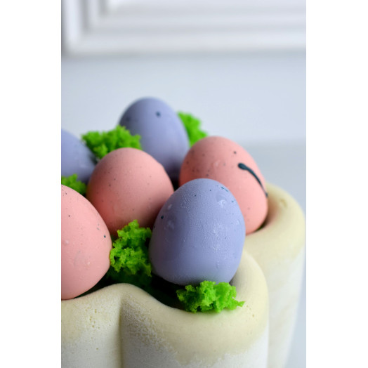 Eggs mini pastel molde de silicona hecho a mano 5pcs*15ml