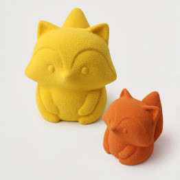 Fox bento cake molde de silicona hecho a mano