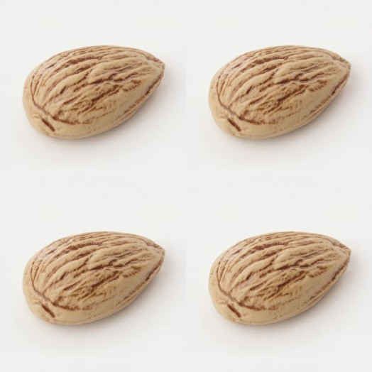 Almendra mini cake molde de silicona hecho a mano, set de 4