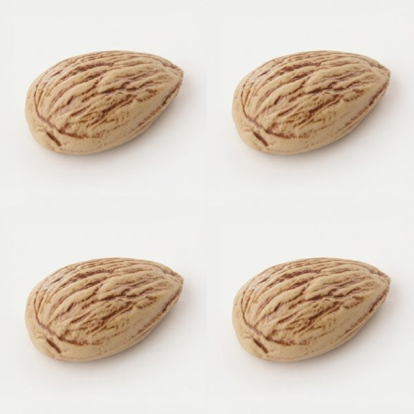 Almond mini cake silicone mould handmade, Set of 4