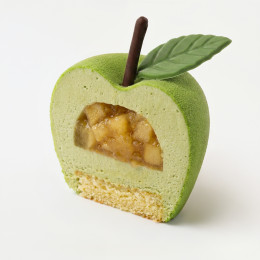 Apple mini cake silicone mould handmade