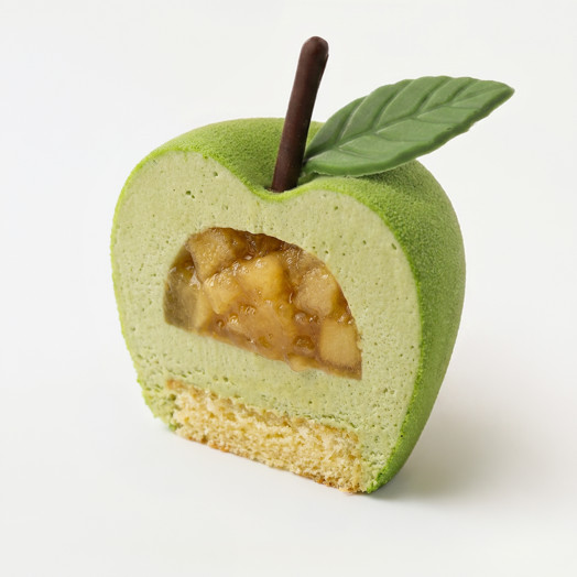 Moule Pomme mini cake en silicone réalise à la main