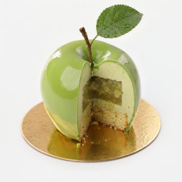 Apple mini cake silicone mould handmade