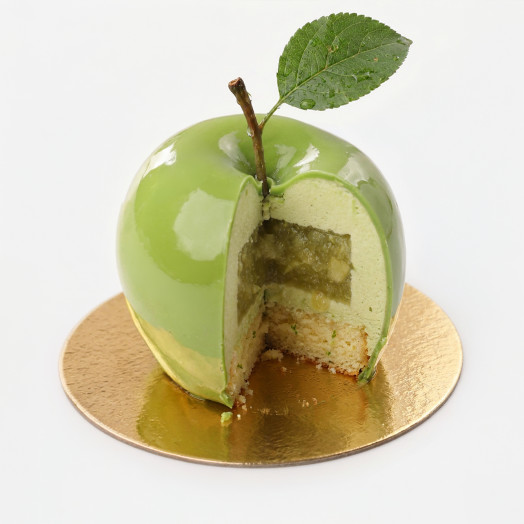 Moule Pomme mini cake en silicone réalise à la main