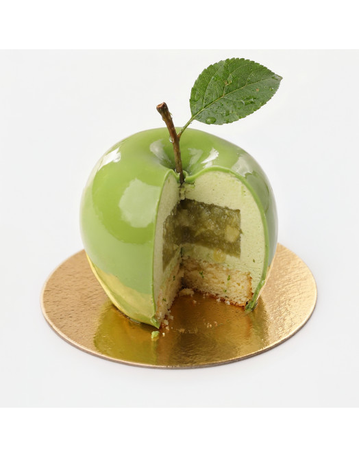 Apple mini cake silicone mould handmade