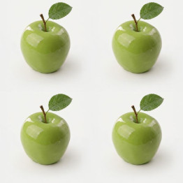 Apple mini cake silicone mould handmade, Set of 4