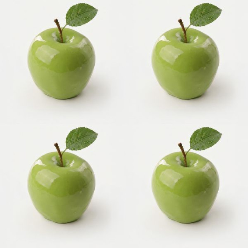 Apple mini cake silicone mould handmade, Set of 4