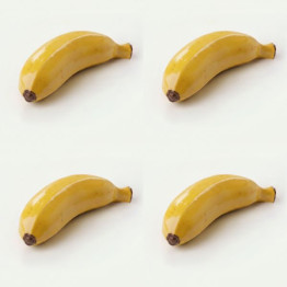 Banana classic mini cake silicone mould handmade, Set of 4