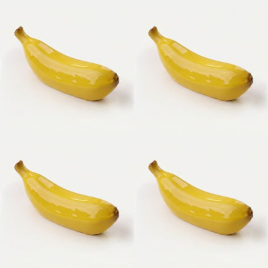 Banano mini cake molde de silicona hecho a mano, set de 4