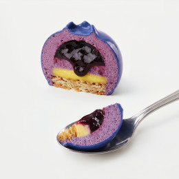 Blueberry mini cake silicone mould handmade