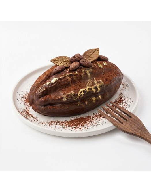 Cacao bean mini cake silicone mould handmade