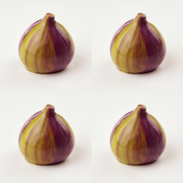 Fig mini cake silicone mould handmade, Set of 4