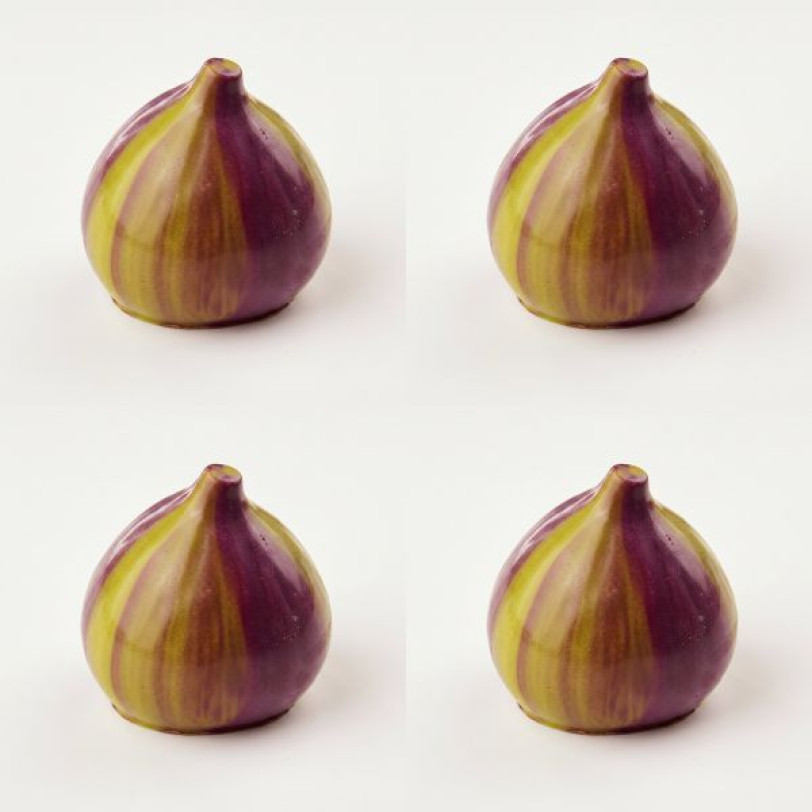 Fig mini cake silicone mould handmade, Set of 4