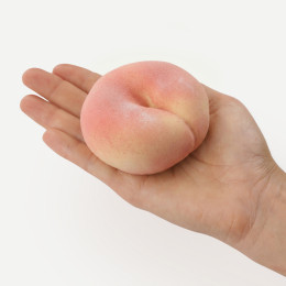 Flat peach mini cake silicone mould handmade