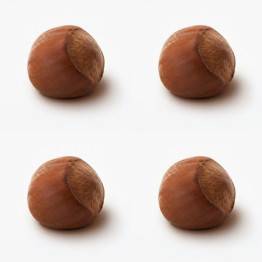 Hazelnut classic mini cake silicone mould handmade, Set of 4
