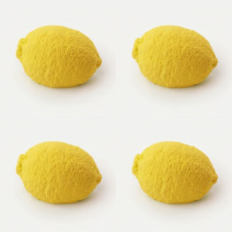 Lemon mini cake silicone mould handmade, Set of 4