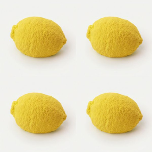 Limón mini cake molde de silicona hecho a mano, set de 4
