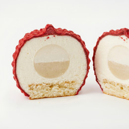 Lychee fruit mini cake silicone mould handmade