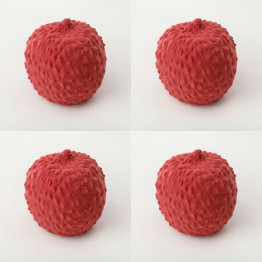 Lychee fruit mini cake silicone mould handmade, Set of 4
