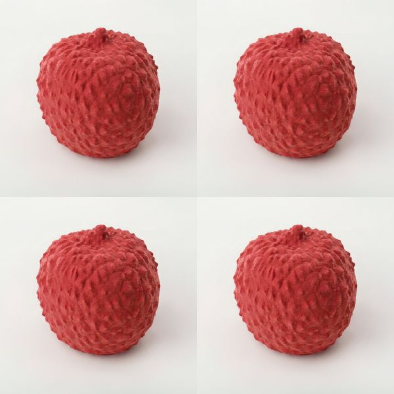 Lychee fruit mini cake silicone mould handmade, Set of 4