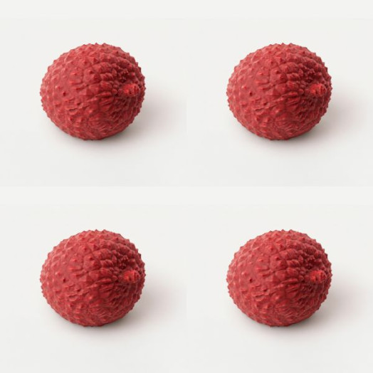 Clásico Lichi mini cake molde de silicona hecho a mano, set de 4