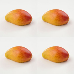 Mango mini cake silicone mould handmade, Set of 4